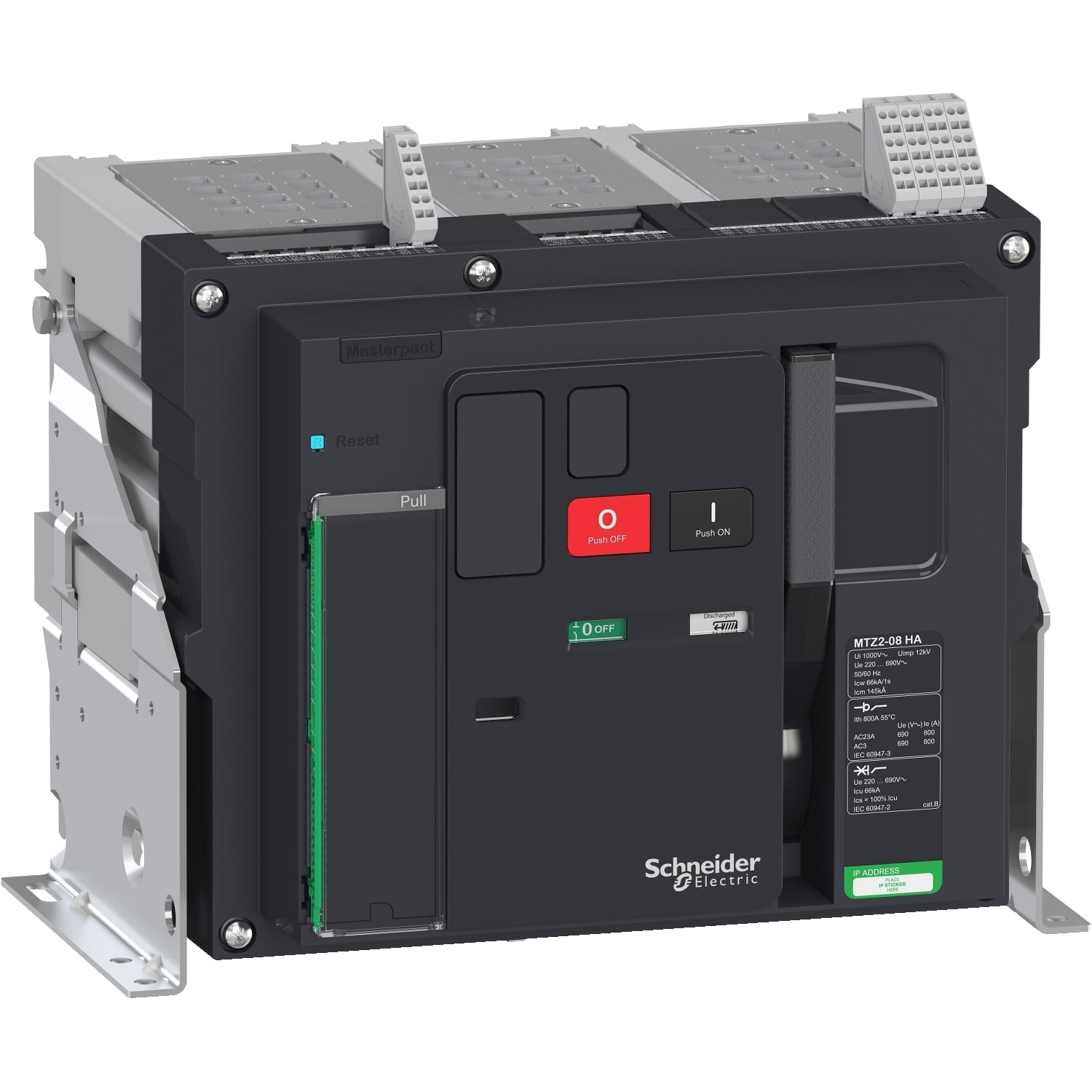 SCHNEIDER ELECTRIC - SNRLV848005 MTZ2 08 HA 3P FISSO