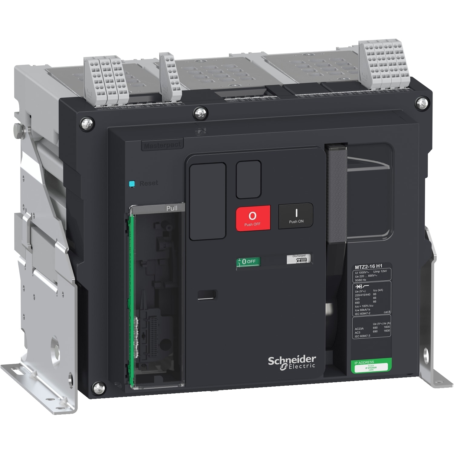 SCHNEIDER ELECTRIC - SNRLV848043 MTZ2 16 H1 3P FISSO SENZA MICROLOGIC