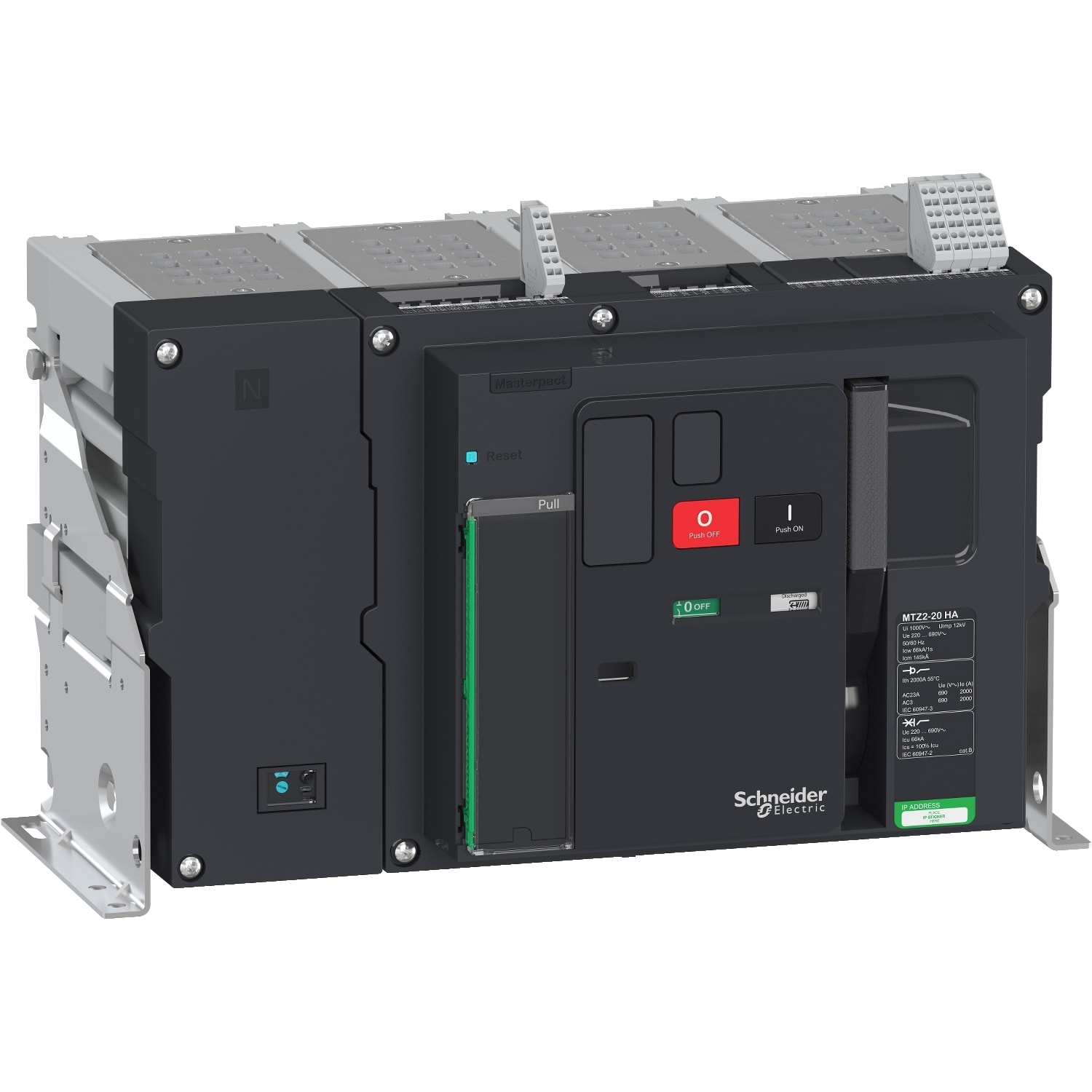 SCHNEIDER ELECTRIC - SNRLV848068 MTZ2 20 HA 4P FISSO