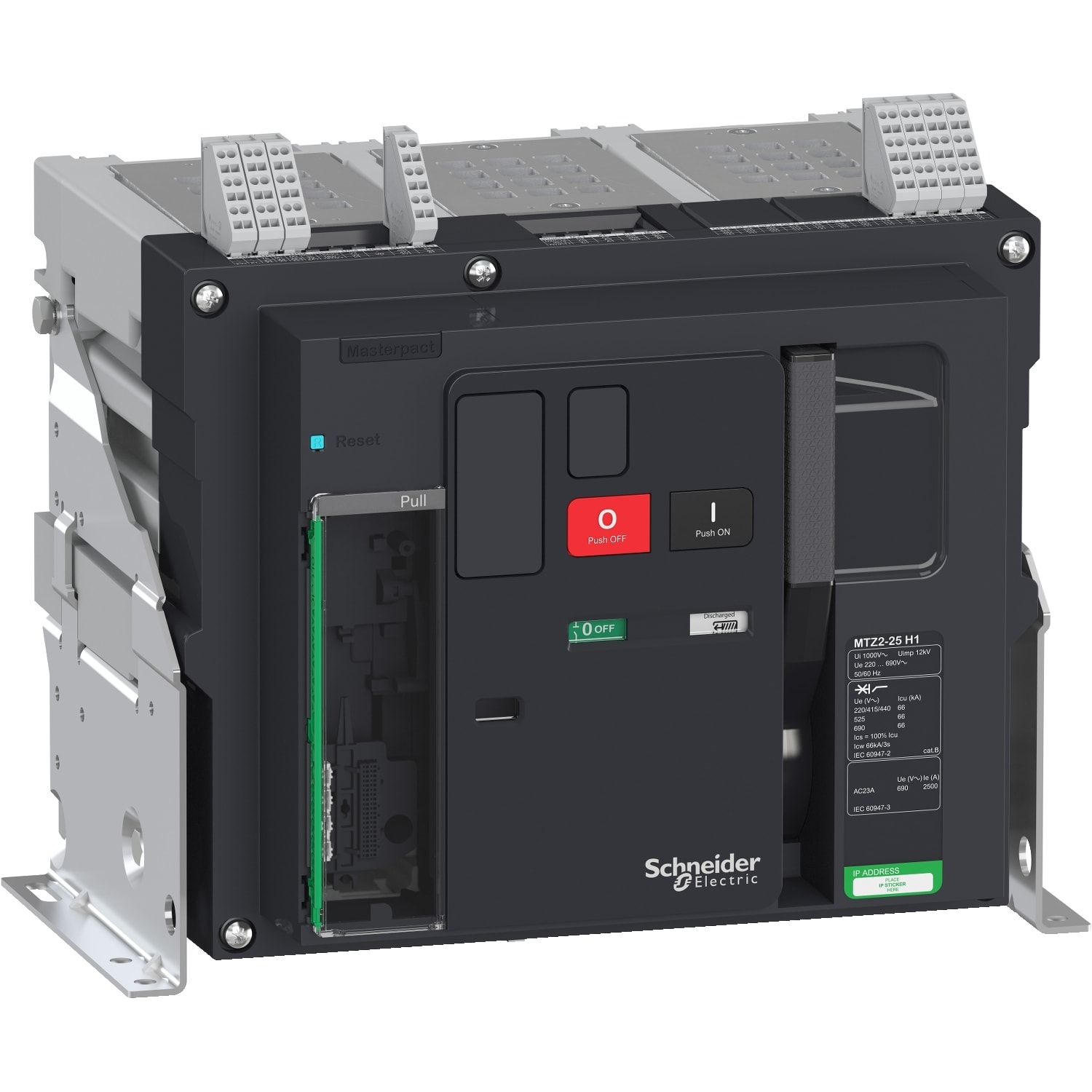 SCHNEIDER ELECTRIC - SNRLV848070 MTZ2 25 H1 3P FISSO SENZA MICROLOGIC