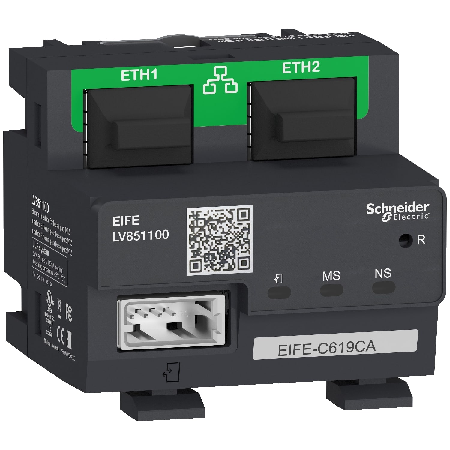 SCHNEIDER ELECTRIC - SNRLV851100SP EIFE Ethernet module full kit - for MTZ1 drawout - spare part