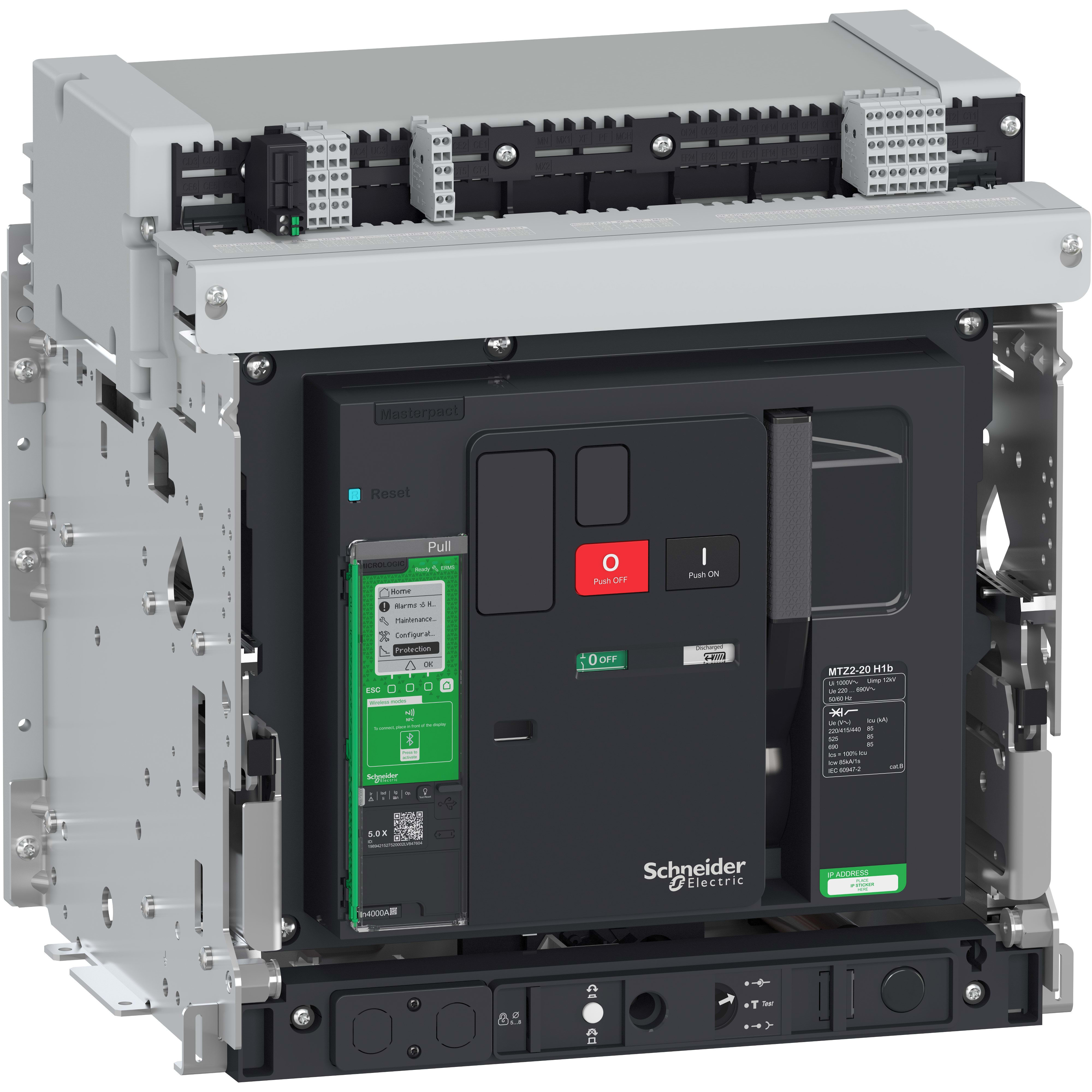 SCHNEIDER ELECTRIC - SNRLV864968 MTZ2 20 H1B 3P ESTR SENZA MICROLOGIC