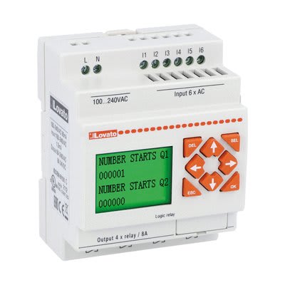 LOVATO - LOVLVMP30A240 RELE SCAMBIO 3-4 POMPE, ALIM.100-240VAC