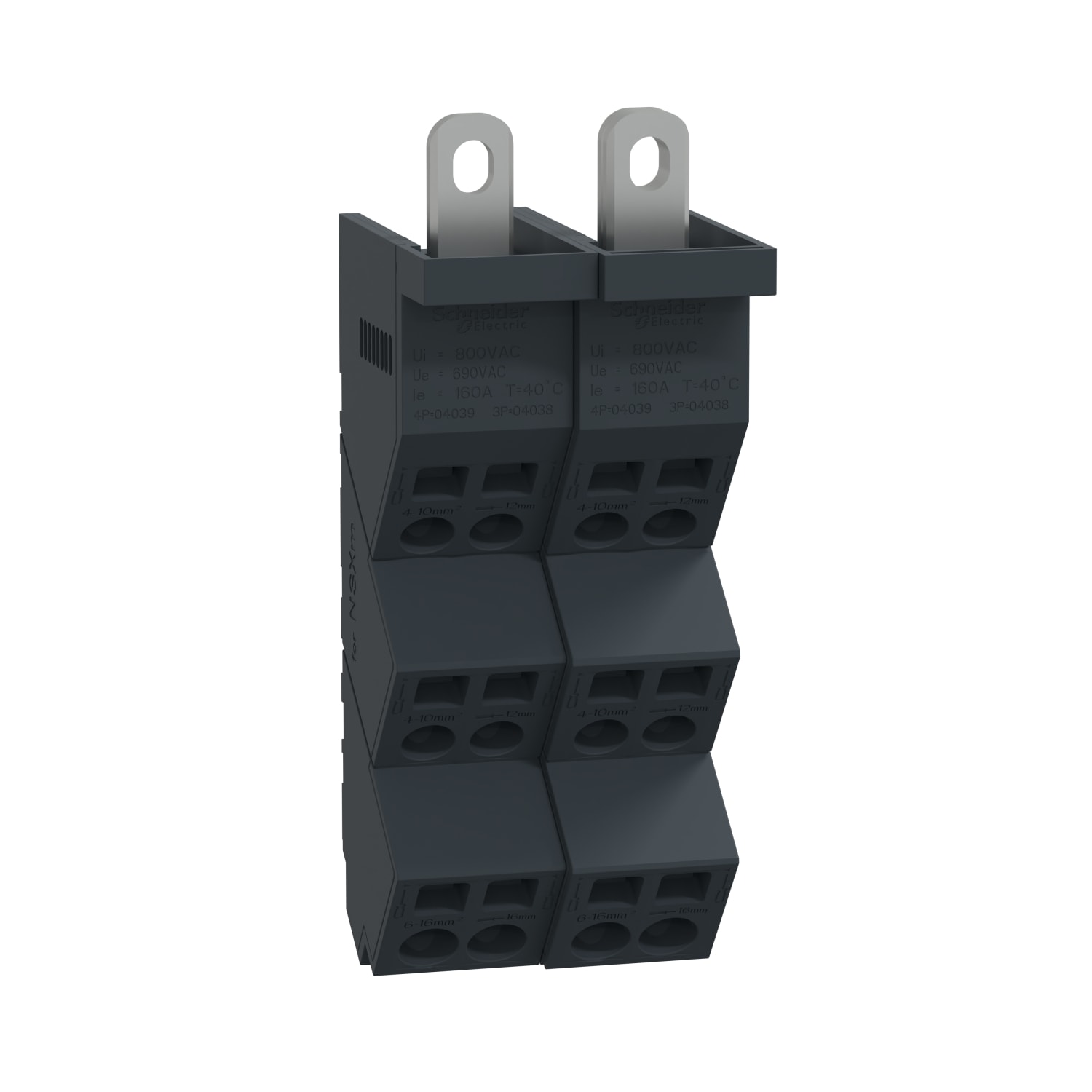SCHNEIDER ELECTRIC - SNRLVS04038 POLYBLOC NSXM 4P 160A