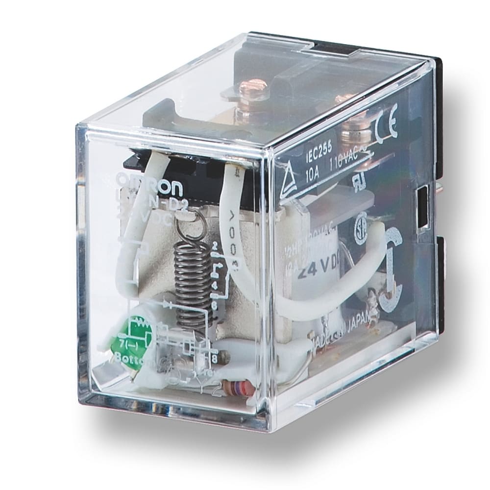 OMRON - OMRLY2N220240AC-116 RELE-2SPDT. 10 A220 VCA.TERM INN. LED