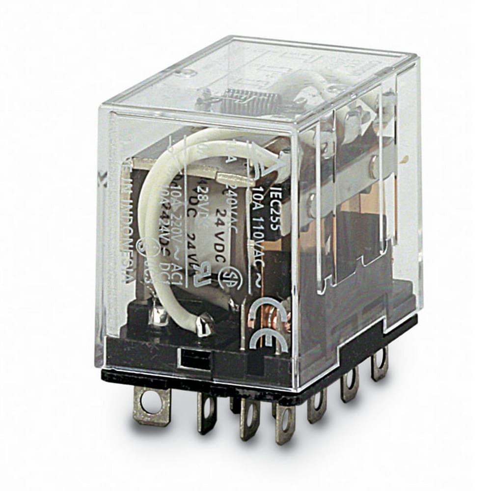 OMRON - OMRLY412DC-2-116448 RELE-4 SPDT. 10 A220 VCA.TERM INN
