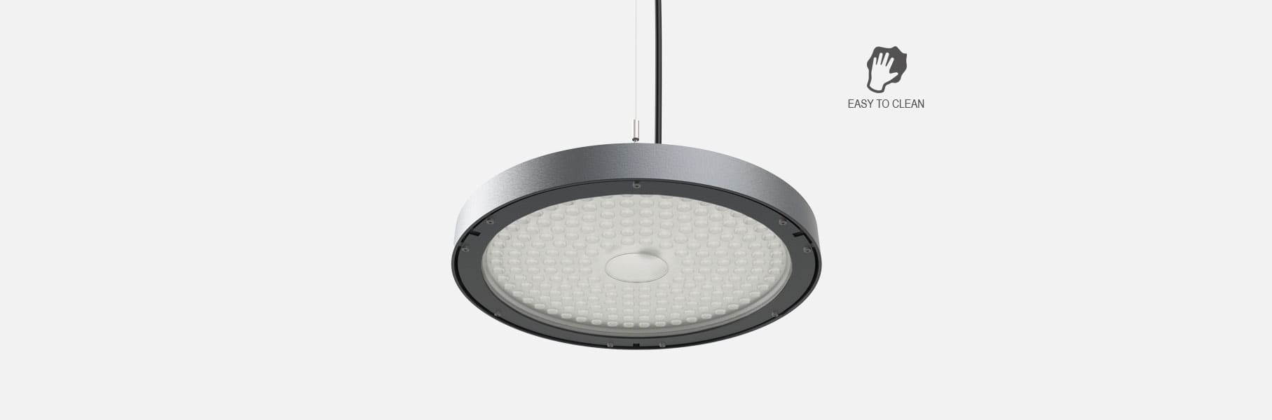 EP SRL (LANZINI) - LZNLT1FL4060BL40100 SOSPENSIONE T1 FLAT 100W 4000K 60° IP66