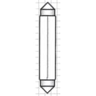 ITALWEBER SPA - ITW0911491 LAMPADA DOPPIO ATTACCO 6X31 12V 3W