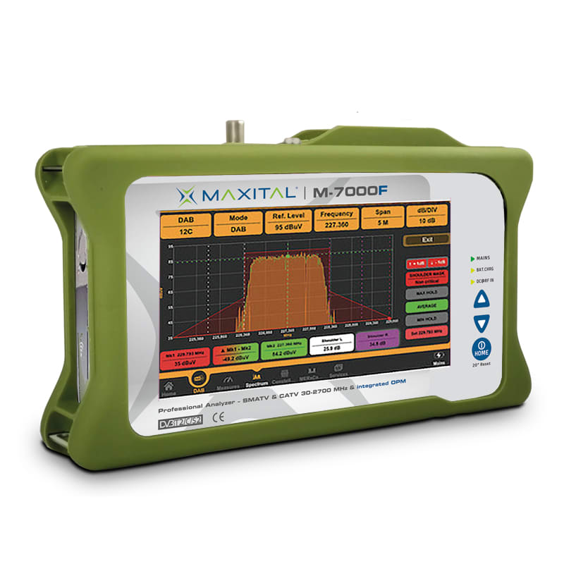 FTE MAXIMAL ITALIA S - FTEM-7000F M-7000F MISURATORE PROF. DVBS2/T2 + F.O.