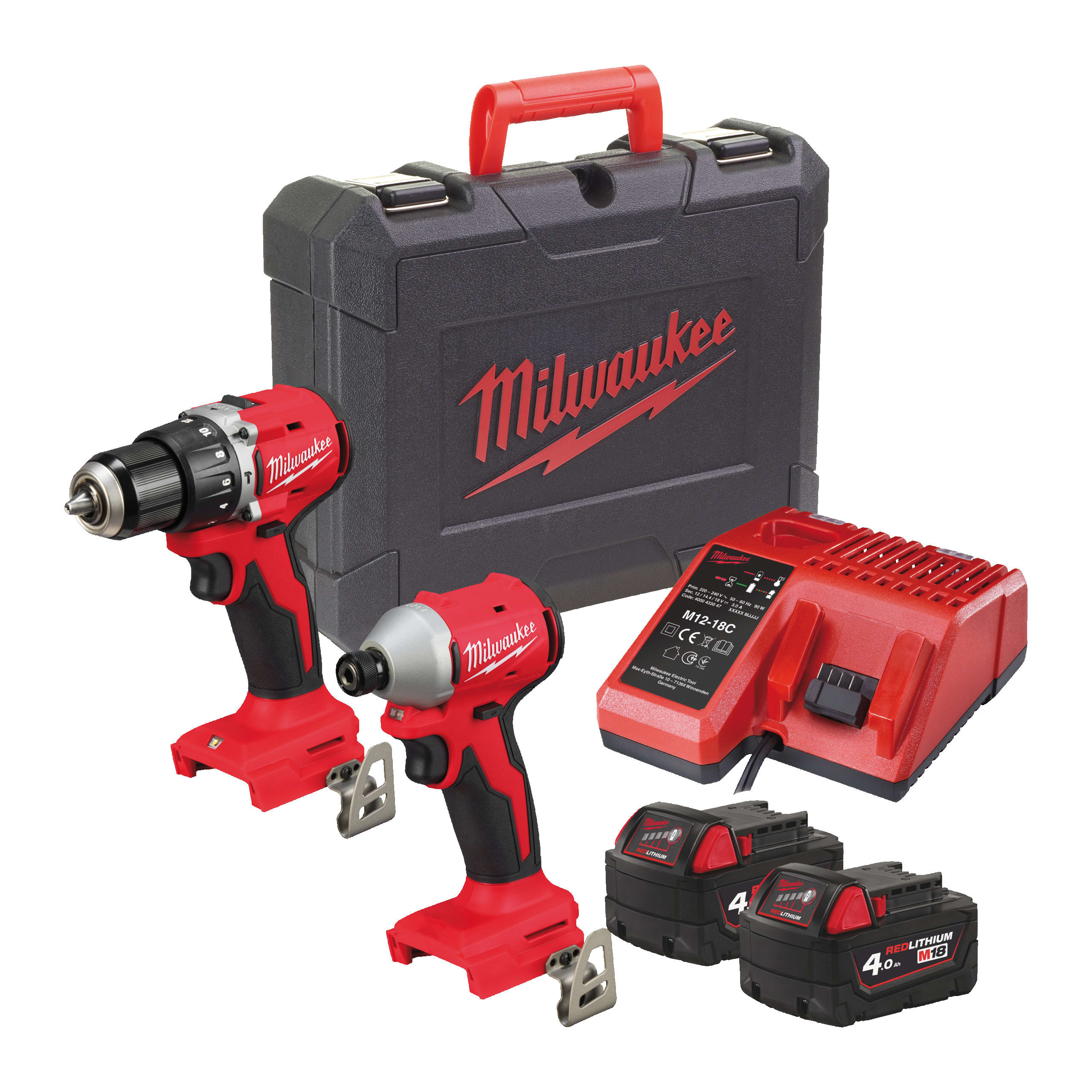 MILWAUKEE - AEG - COP4933492827 M18 BLCPP2A-402C KIT BLPDRC+BLIDRC