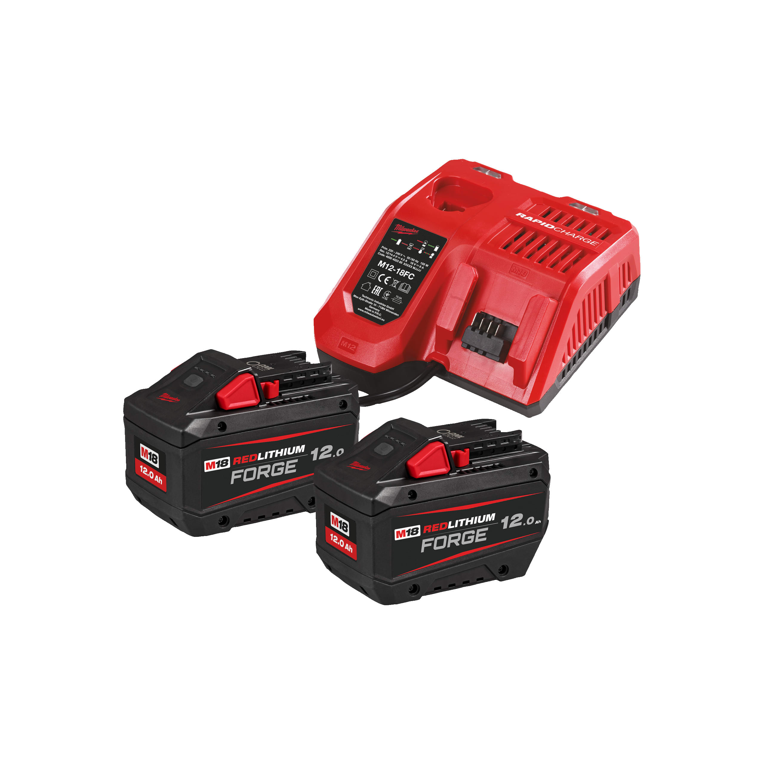 MILWAUKEE - AEG - COP4933498610 M18 FORGENRG-122 NRG KIT 12 AH FORGE