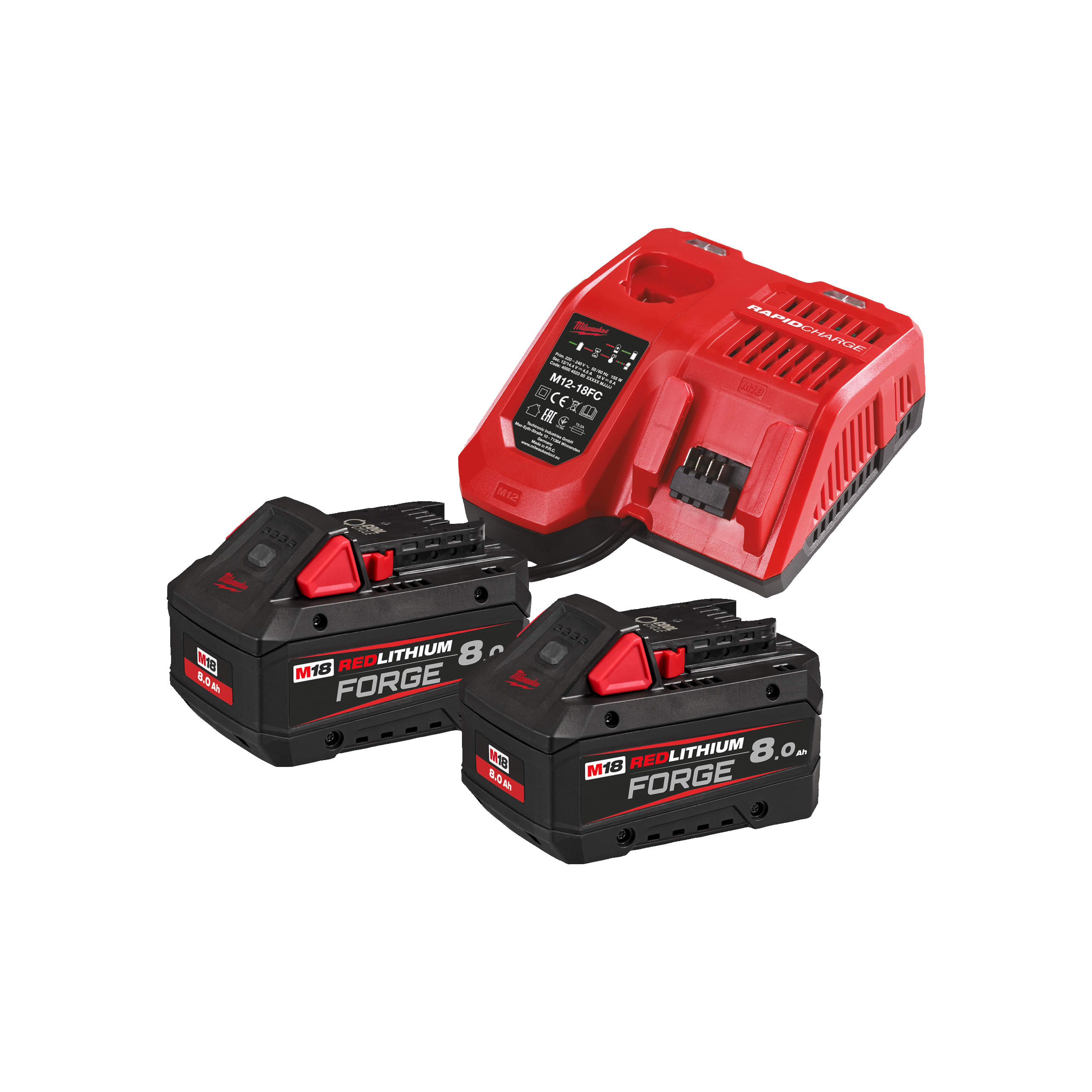 MILWAUKEE - AEG - COP4933498612 M18 FORGENRG-802 NRG KIT 8 AH FORGE