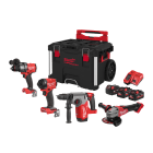 MILWAUKEE - AEG - COP4933502049 M18 FPP4IT-553TBKIT 4 UTENS M18FID3