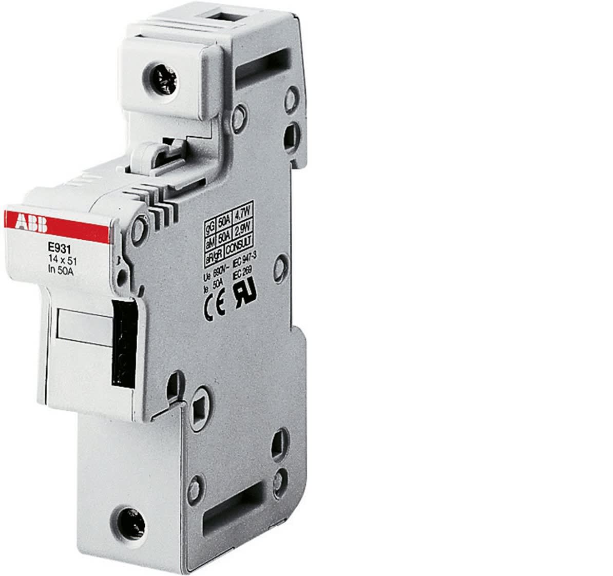 ABB SPA - ABBM207032 E 92/50S PORTAFUSIBILE CON LED, 2P, 50 A