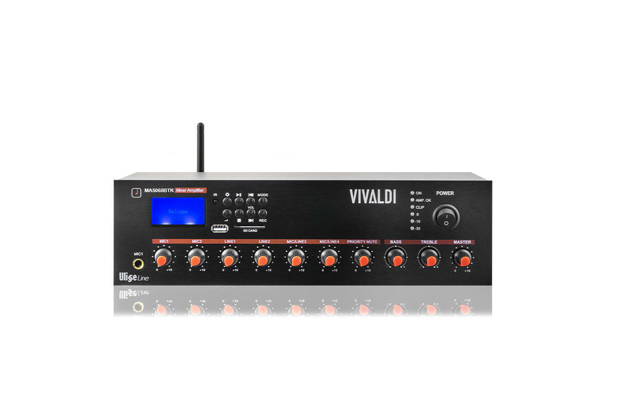 VIVALDI SRL - VILMA5060BTK VIVALDI ULISSE_AMPLI 60W + SORGENTI + WI