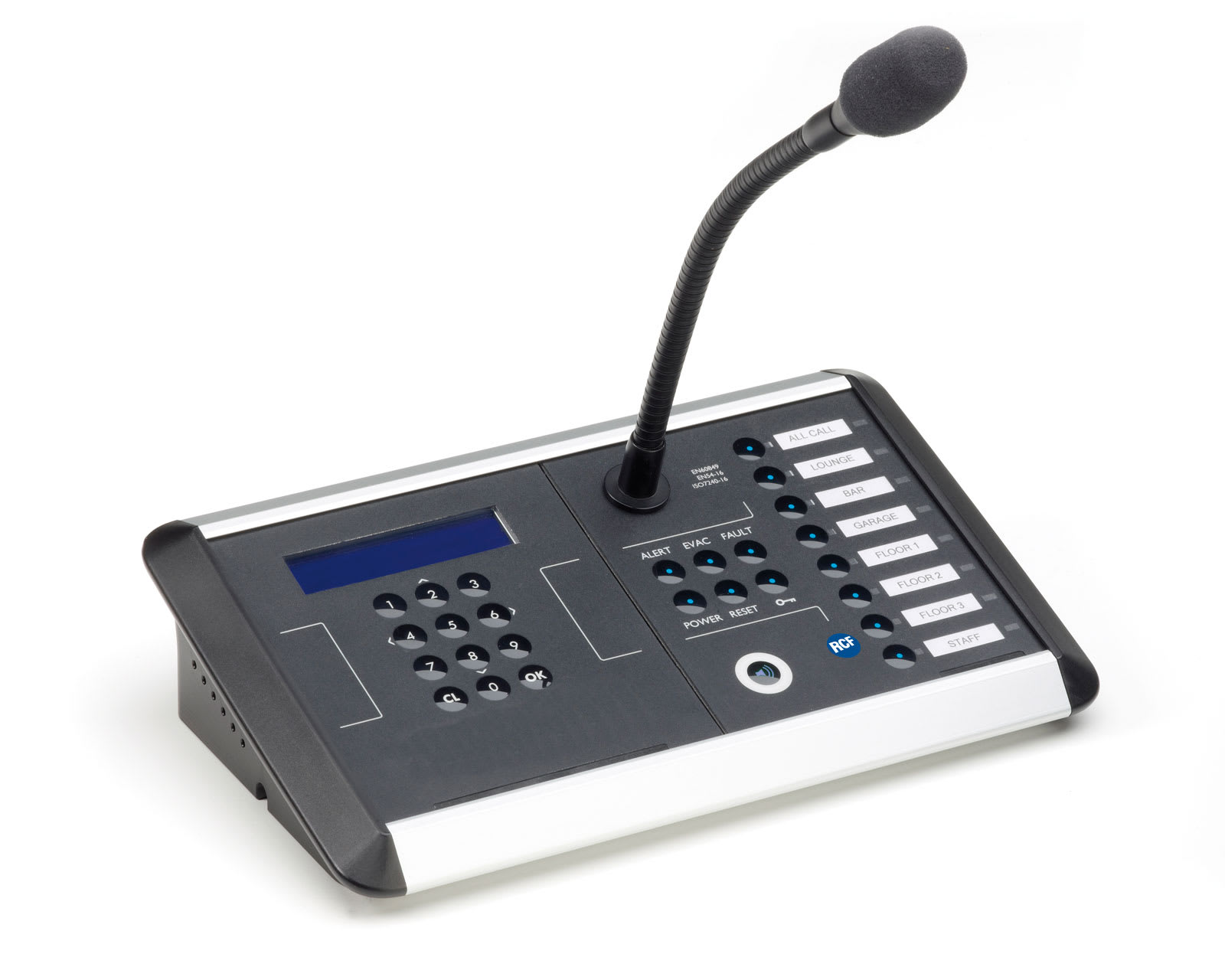 RCF SPA - MAD14322016 BM 7608D BASE MICROFONICA DXT7000 LCD