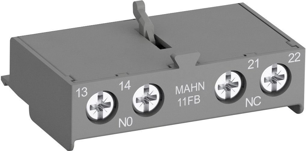 ELETTRA SRL AEG - AEGMAHN11FB CONTATTI AUSILIARI FRONTALI 1NO+1NC MBS232NG/H MBS63N
