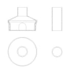 MARECO LUCE SRL - MAO450-70000003 CONTROCASSA LIRA 40