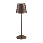 BOT LIGHTING SRL - BTLMAYA-C LAMPADA DA TAVOLO RICARICABILE CORTEN 3W