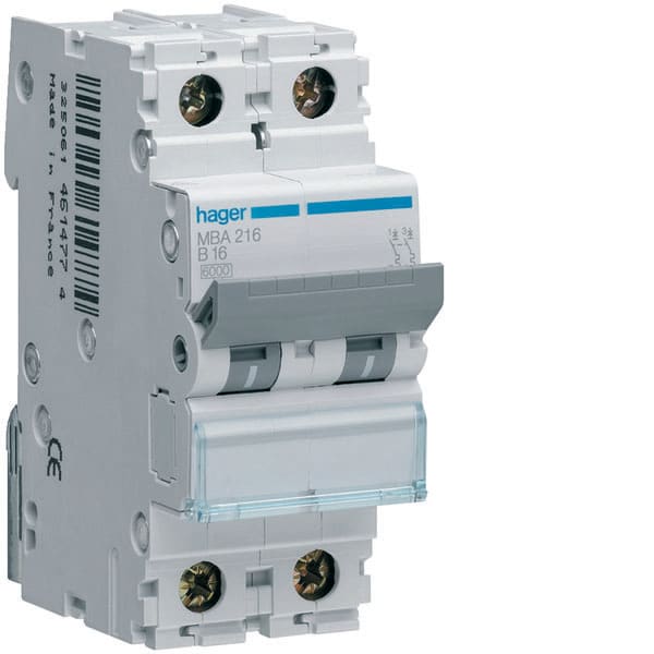 HAGER - HAGMBA240 INTERR. AUTOM.2P 40A 6 KA B 2M