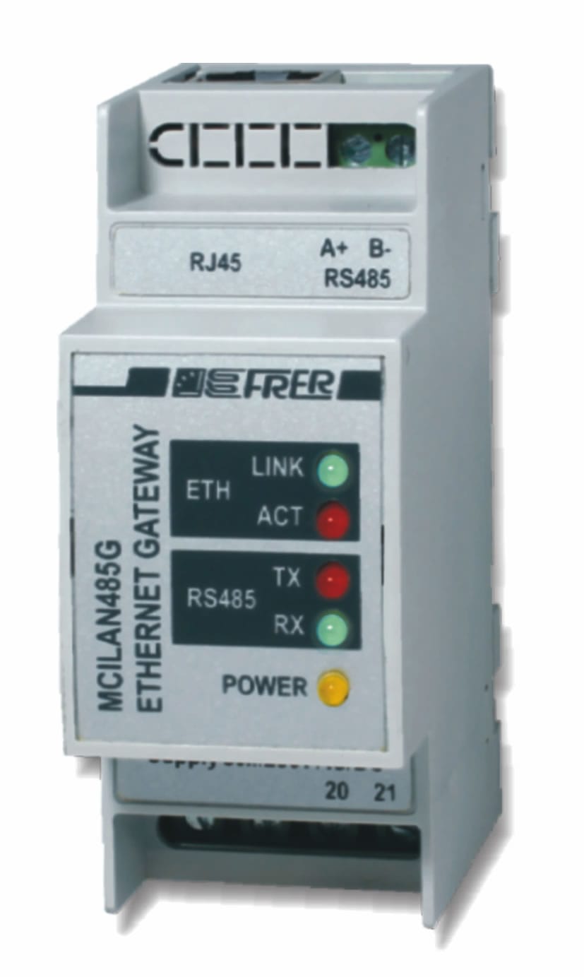 FRER SRL - FREMCILAN485G32H ACC2 MOD.DIN ETHERNET+GATEWAY AUX80÷260V