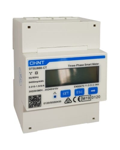 HANWHA Q CELLS GMBH - HWHSBBW-00107 METER Chint 3P Esterno serie COM