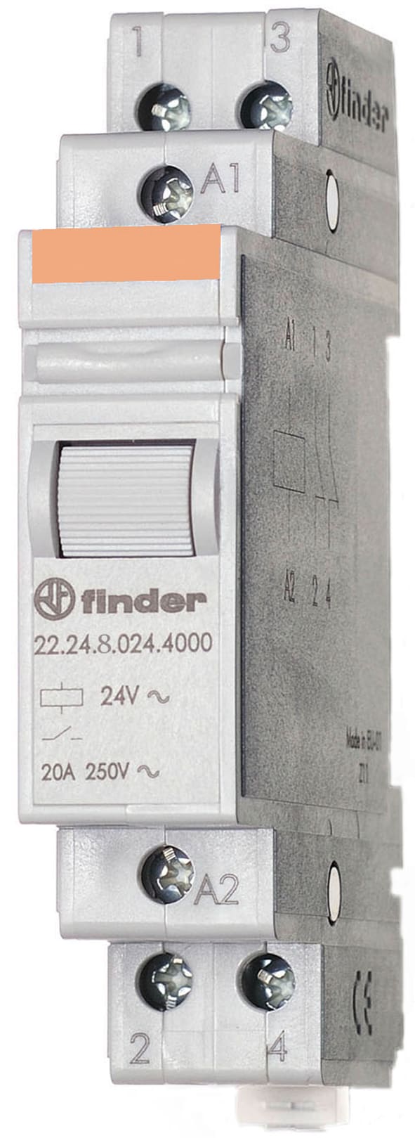 FINDER SPA - FIN222480244000 RELE MONOSTABILE 17.5MM 2NC 20A