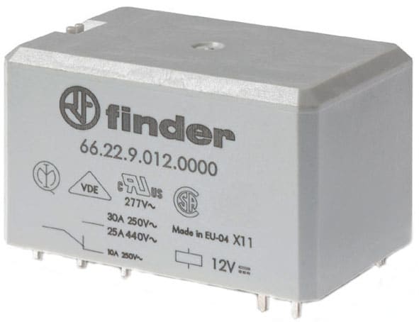 FINDER SPA - FIN662282301000 RELE DI POTENZA C.S. 2 CONTATTI 30A