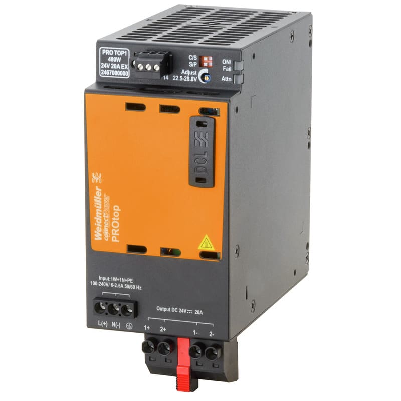 WEIDMULLER - WEI2467000000 PRO TOP1 480W 24V 20A EX