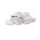 GRAFOPLAST SRL - GRA840/15 TARGHETTA ADESIVA DOPPIA CAVA L=15MM 200