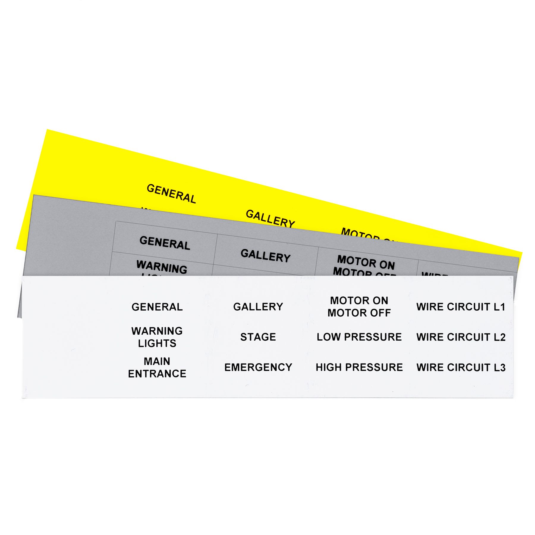 GRAFOPLAST SRL - GRAEVO41550W TARGHETTA PVC ADES BIANCO 50X15MM 132PZ