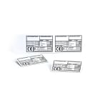 GRAFOPLAST SRL - GRAEVO460100PH TARGA QUADRO PVC ADES FLUO 100X60MM 22PZ