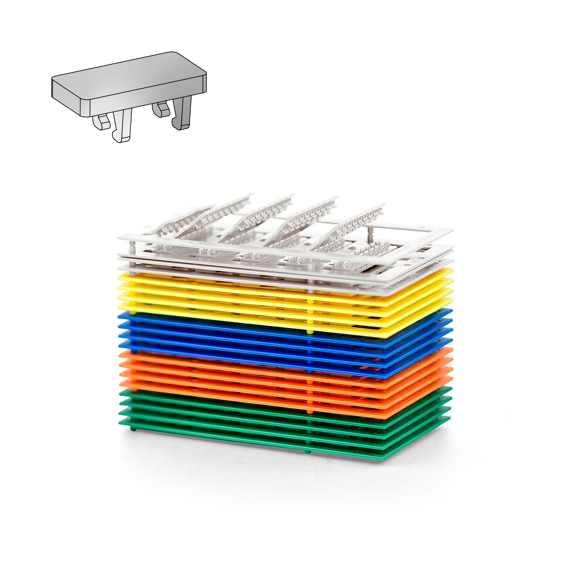 GRAFOPLAST SRL - GRASI2KTB6010DWMC TESSERA BIANCOLUX LEGR/WIE/TEL10X5MM 450