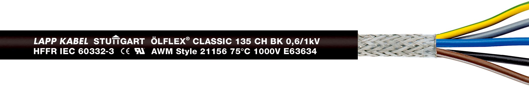 LAPP ITALIA SRL - LPP1123586 OLFLEX CLASSIC 128 CH BK 0,6/1 KV 5G6