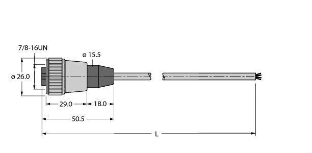 TURCK BANNER SRL - TUKU2045-05 RKM 40-5M
