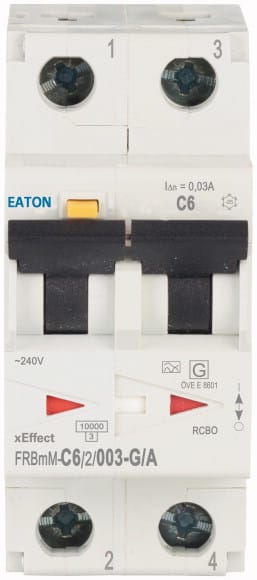 EATON - EAO196951 FRBMM-C6/2/003-G/A MTD 2P C6 10KA 0,03 G