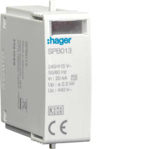 HAGER - HAGSPB013 CARTUCCIA 40KA T2 IT 440V