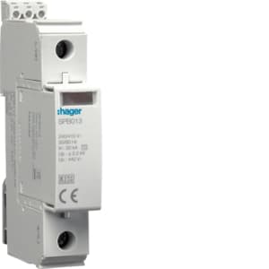 HAGER - HAGSPB117 SPD 1P 40KA T2 IT FM CON CONTATTO AUX