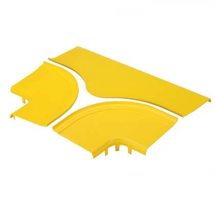 PANDUIT - PANFRTSC12LYL THE FIBERRUNNER 12X4 SPLIT COVER IS OPTI