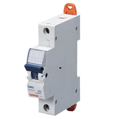 GEWISS - GEWGW92613 INT. MAGNETOTERMICO 1P C63 10KA 1M