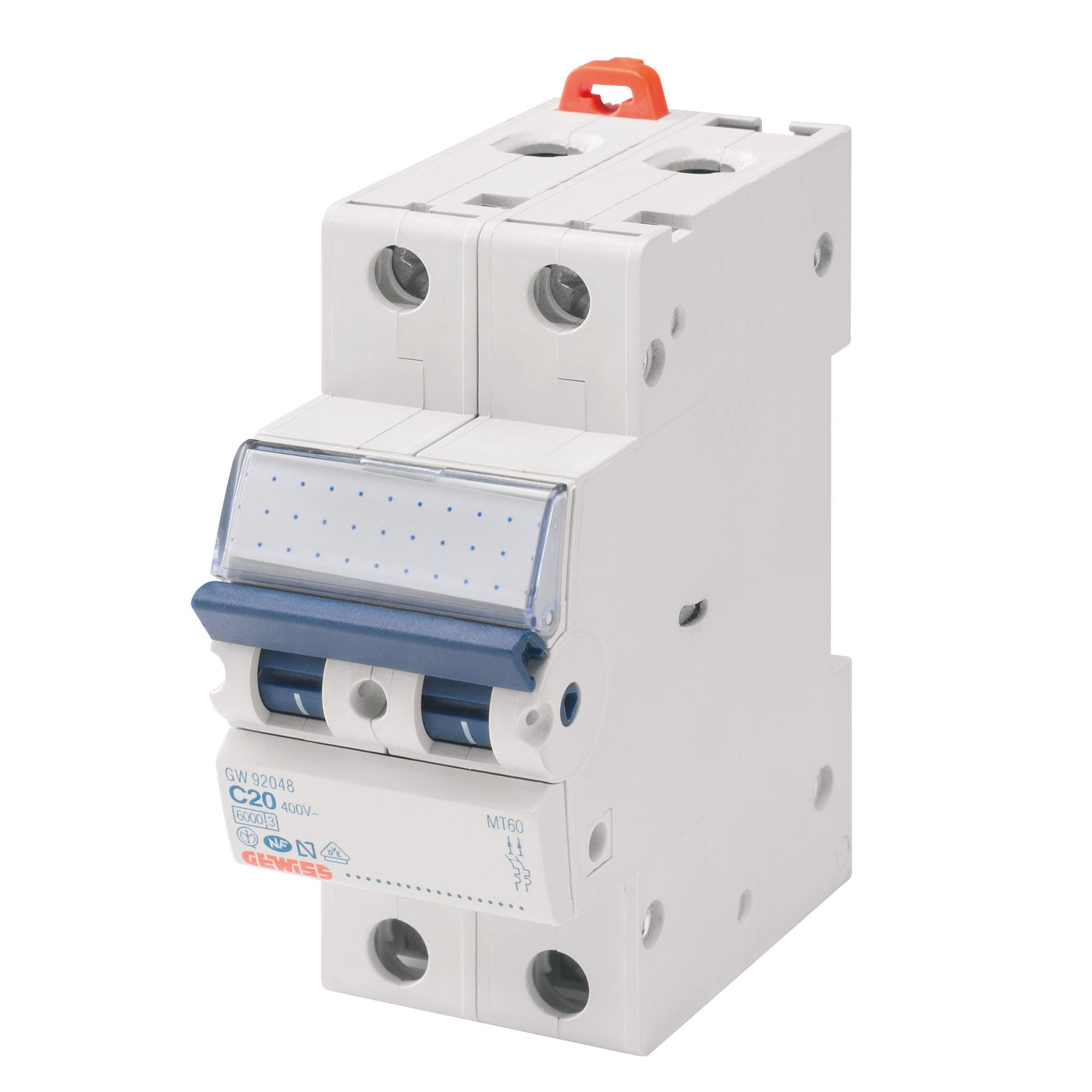 GEWISS - GEWGW92253 INT. MAGNETOTERMICO 2P B63 6KA 2M