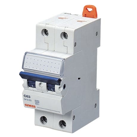 GEWISS - GEWGW92454 INT. MAGNETOTERMICO 2P D13 6KA 2M