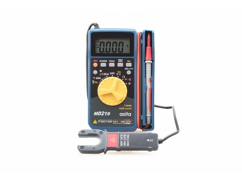 ASITA - ASIMD219 MULTIMETRO DIGITALE CON PINZA PER CORREN