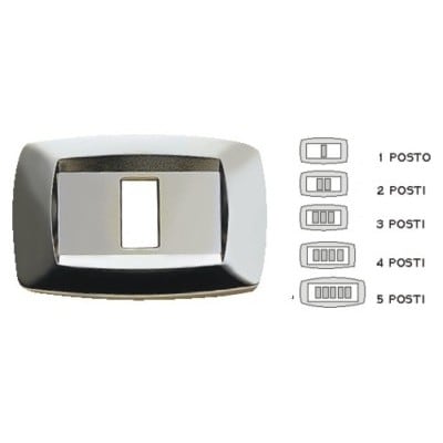 MASTER SRL - MSTMD223 PLACCA MODI 3 POSTI ARGENTO