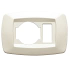 MASTER SRL - MSTMD28UN1 PLACCA MODI UNIVERSALE+1POSTO AVORIO