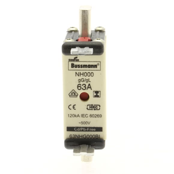 EATON - EAO63NHG000BI 63NHG000BI NH000, GG-GL, 63A, 500VAC, PL