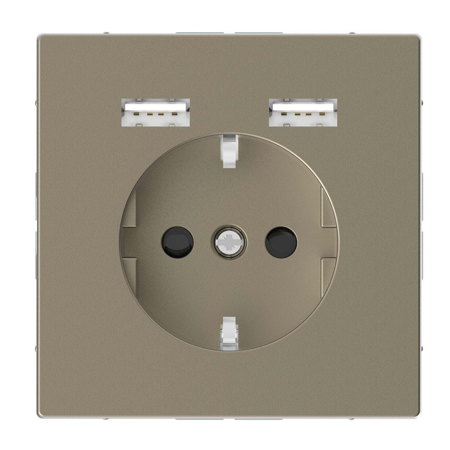 SCHNEIDER ELECTRIC - SNRMTN2366-6033 Schuko con 2USB charge Sahara SysDs