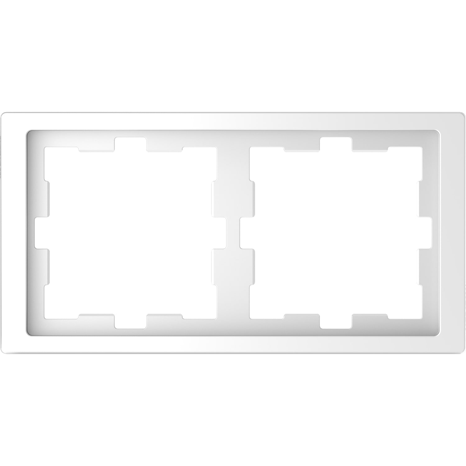 SCHNEIDER ELECTRIC - SNRMTN4020-6535 Cornice D-Life, 2 slot, bianco loto