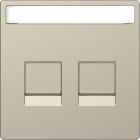 SCHNEIDER ELECTRIC - SNRMTN4564-6033 CEN.PLA.MJACK 2G+LAB. SAH SDSG