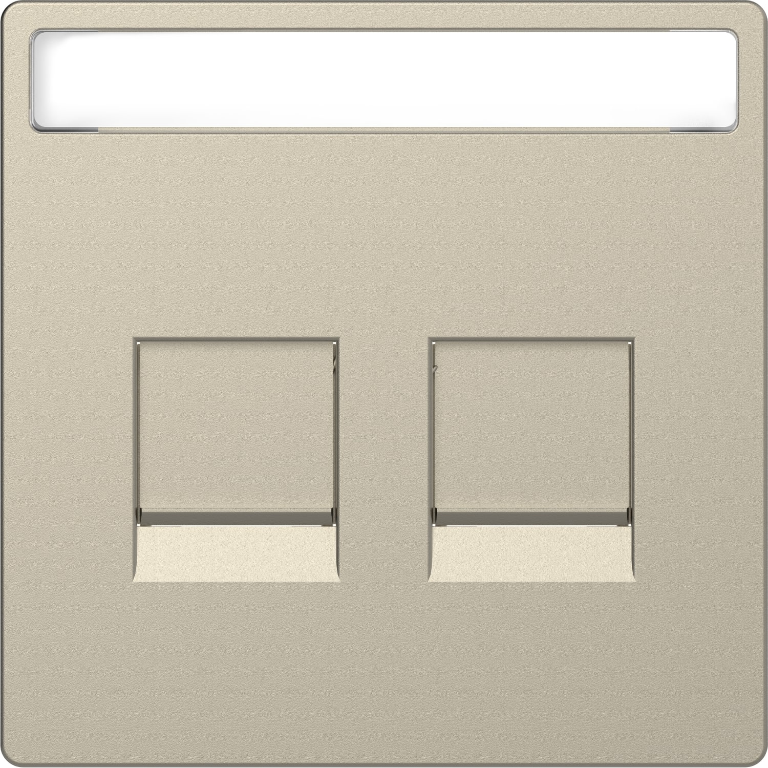 SCHNEIDER ELECTRIC - SNRMTN4564-6033 CEN.PLA.MJACK 2G+LAB. SAH SDSG